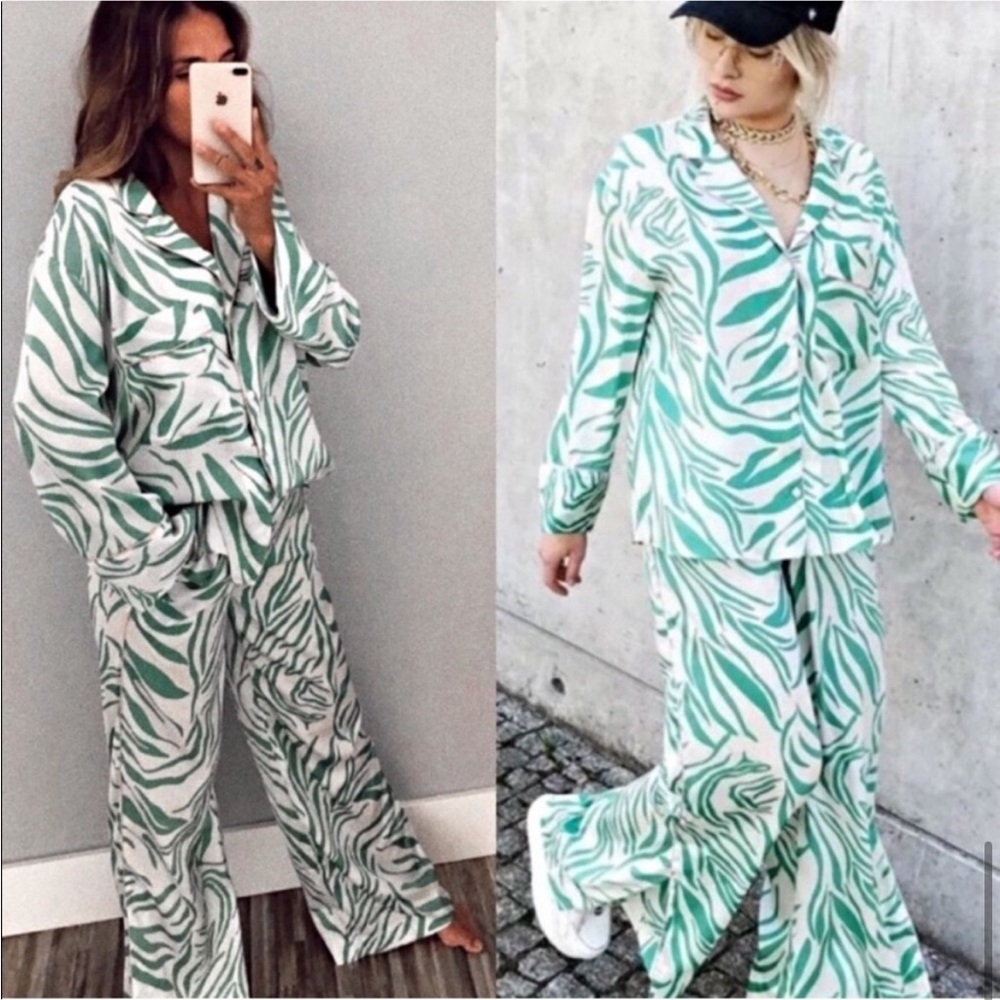 NWT Zara Matching Shirt and Pant Set - Picture 6 of 11